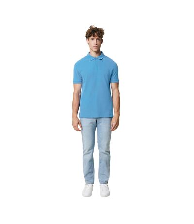 Mens Yosemite Pique Polo Shirt Tranquil Blue Iqoniq