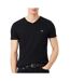 T-Shirt noir homme lacoste th5077-1