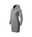 Robe À Capuche Snap Femme Gris Malfini-3