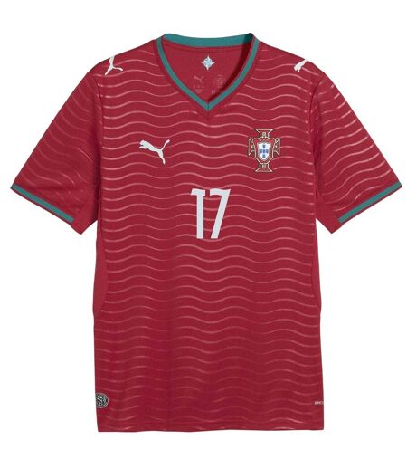 Mens Rafael Leao 2026 Portugal Home Shirt Red Puma