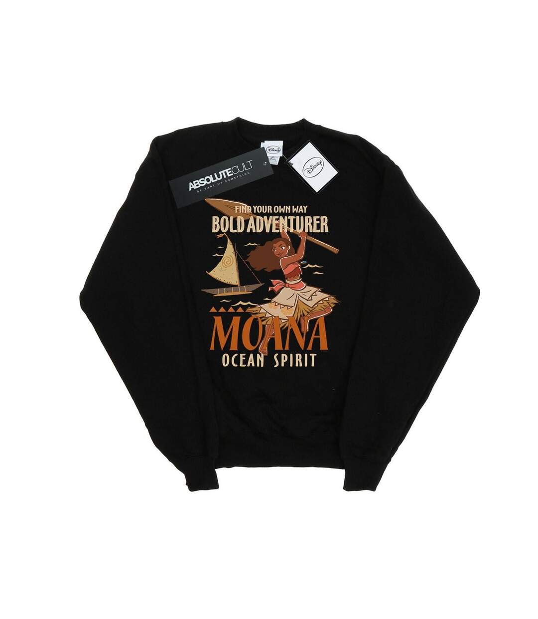 Disney Sweatshirt Moana Find Your Own Way - Femmes/Dames (Noir) - UTBI29439-1