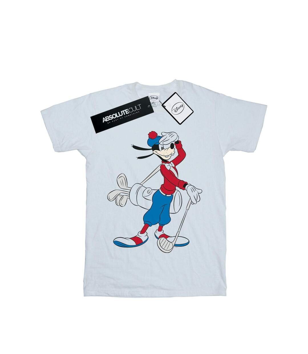 Disney Femme/Les femmes Goofy Golf - T-shirt boyfriend en coton (Blanc) - UTBI50634-1