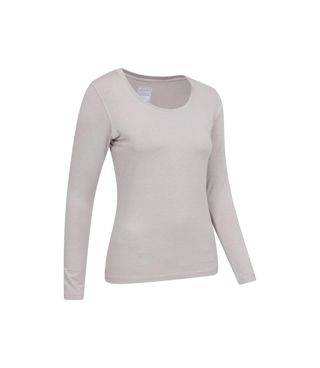 Womens/ladies Keep The Heat Thermal Top Light Beige Mountain Warehouse-4