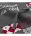 Tablier de Cuisine Credence 84cm Gris & Rouge-2
