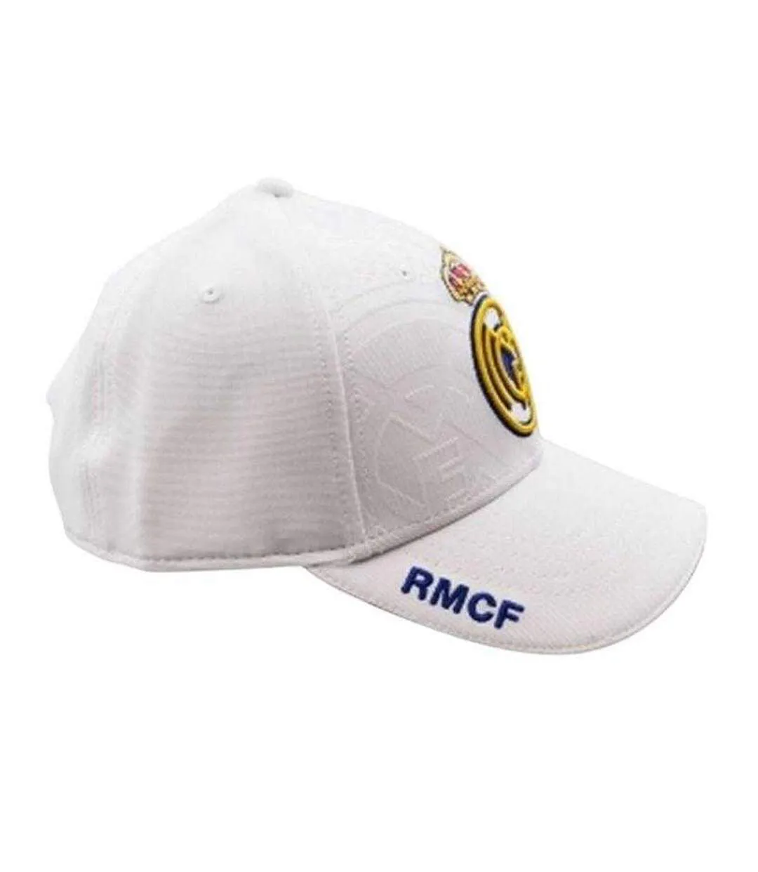Casquette De Baseball Homme Blanc Bleu Real Madrid CF-3