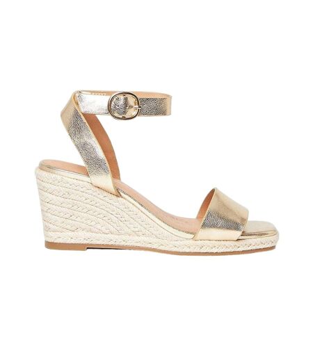 Espadrilles penny femme beige doré Principles