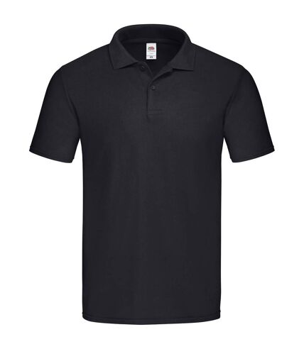 Fruit of the Loom Mens Original Polo Shirt (Black) - UTBC4815