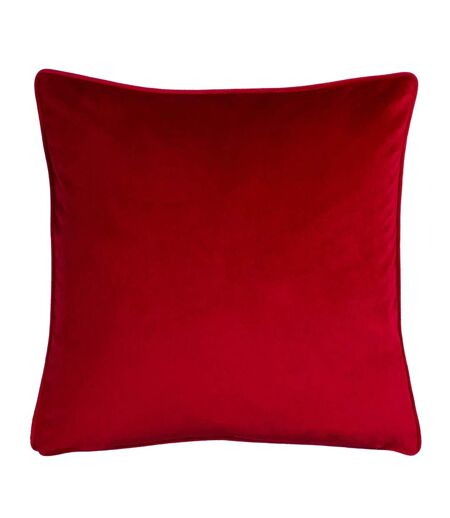 Furn - Housse de coussin PURRFECT (Vert / Doré / Rouge) (43 cm x 43 cm) - UTRV2961