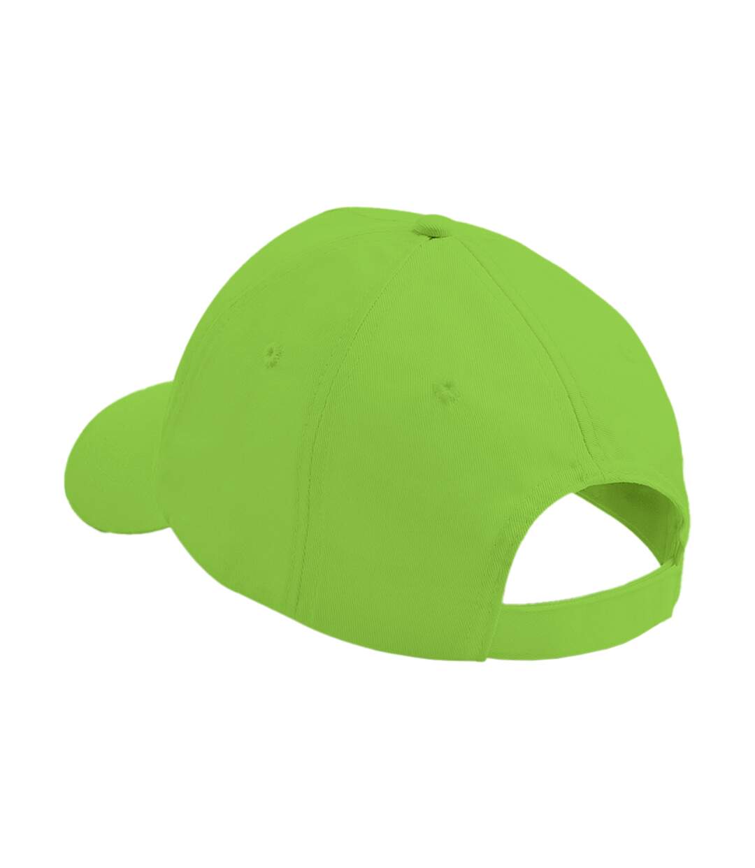 Casquette de baseball 100% coton adulte unisexe vert citron Beechfield-2