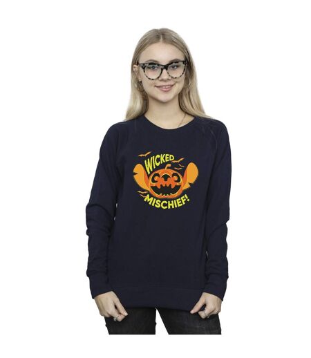 Disney - Sweat LILO AND STITCH WICKED MISCHIEF - Femme (Bleu marine) - UTBI22658