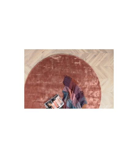 Tapis Déco Rond Indra 200cm Rose Poudré