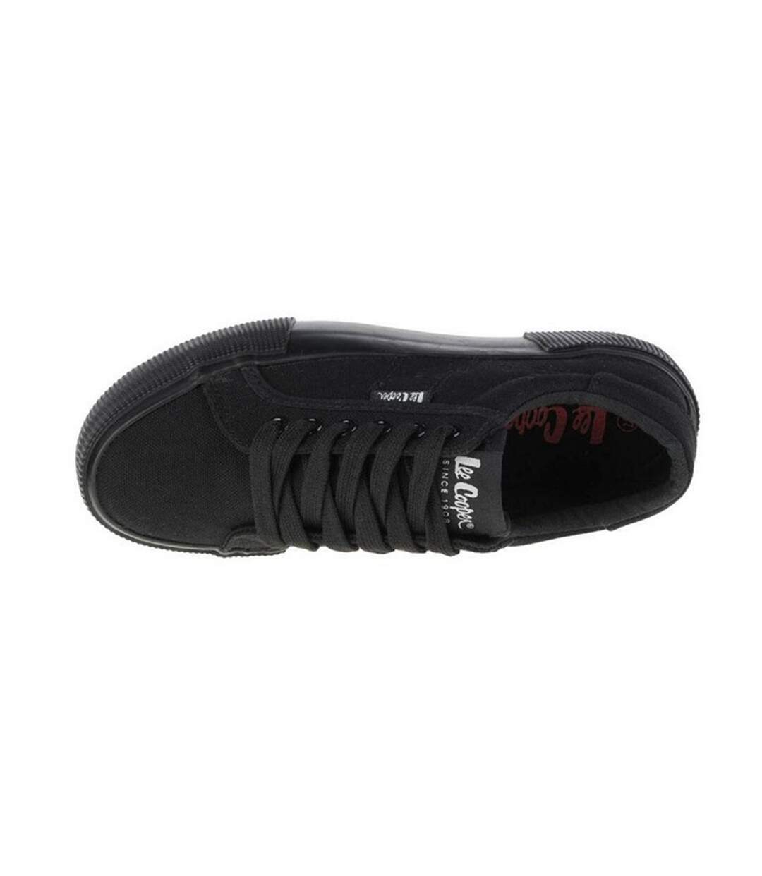 Baskets Motif/style Logo Femme Noir Lee Cooper-3
