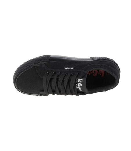 Baskets Motif/style Logo Femme Noir Lee Cooper