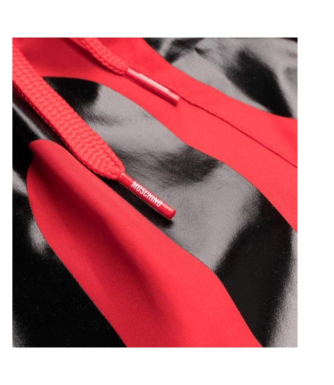Short De Bain Motif Logo Homme Rouge Moschino-3