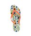 Regatta Womens/Ladies Orla Kiely Floral Flip Flops (Blue/Orange) - UTRG7878