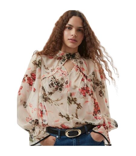 Blouse Motif/style Floral Hallie Femme Crème Rouge Écarlate French Connection