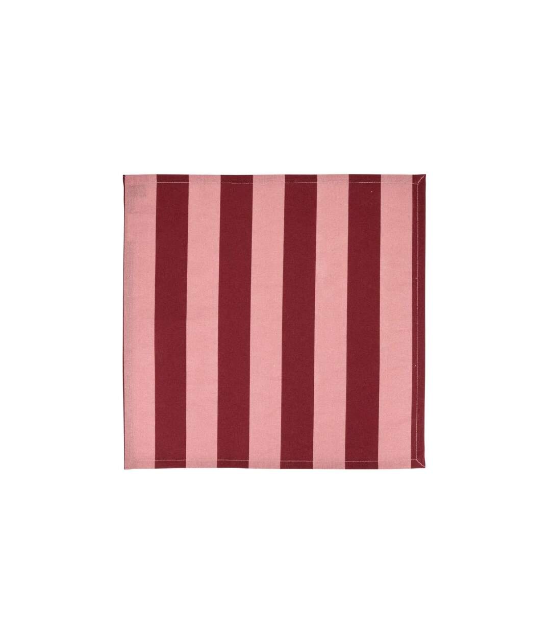 Lot de 4 Serviettes de Table Chéri 40x40cm Rouge-2
