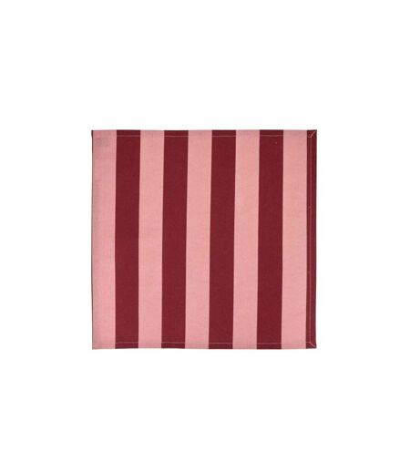 Lot de 4 Serviettes de Table Chéri 40x40cm Rouge