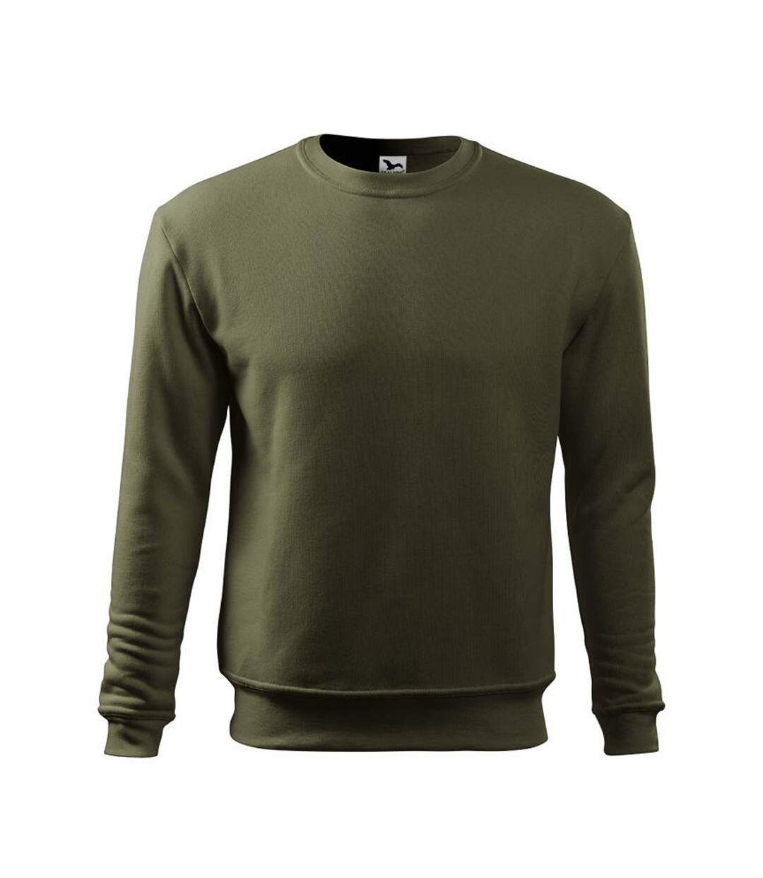 Sweat Essential Homme Vert Kaki Malfini-1