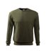 Sweat Essential Homme Vert Kaki Malfini-1