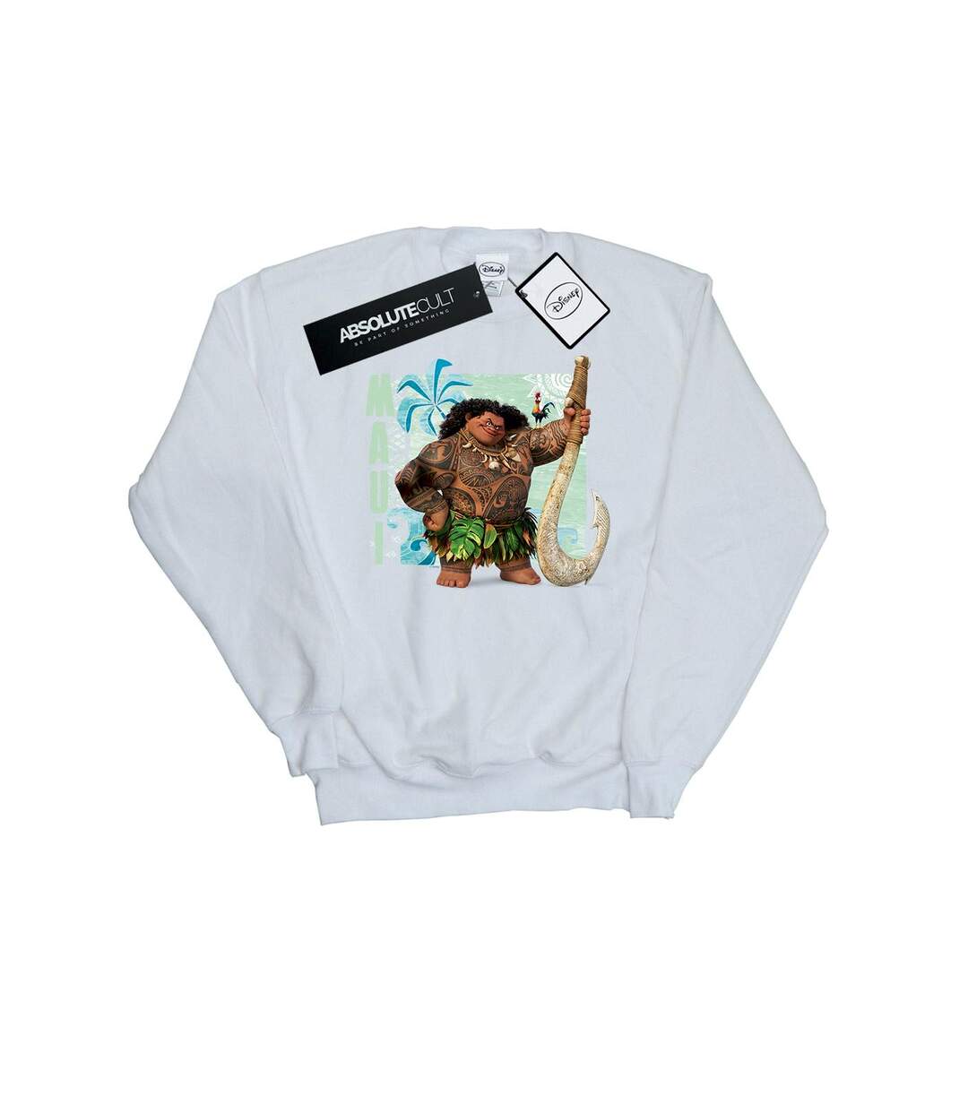Disney Sweatshirt Moana Maui Femmes/Dames (Blanc) - UTBI29464-1