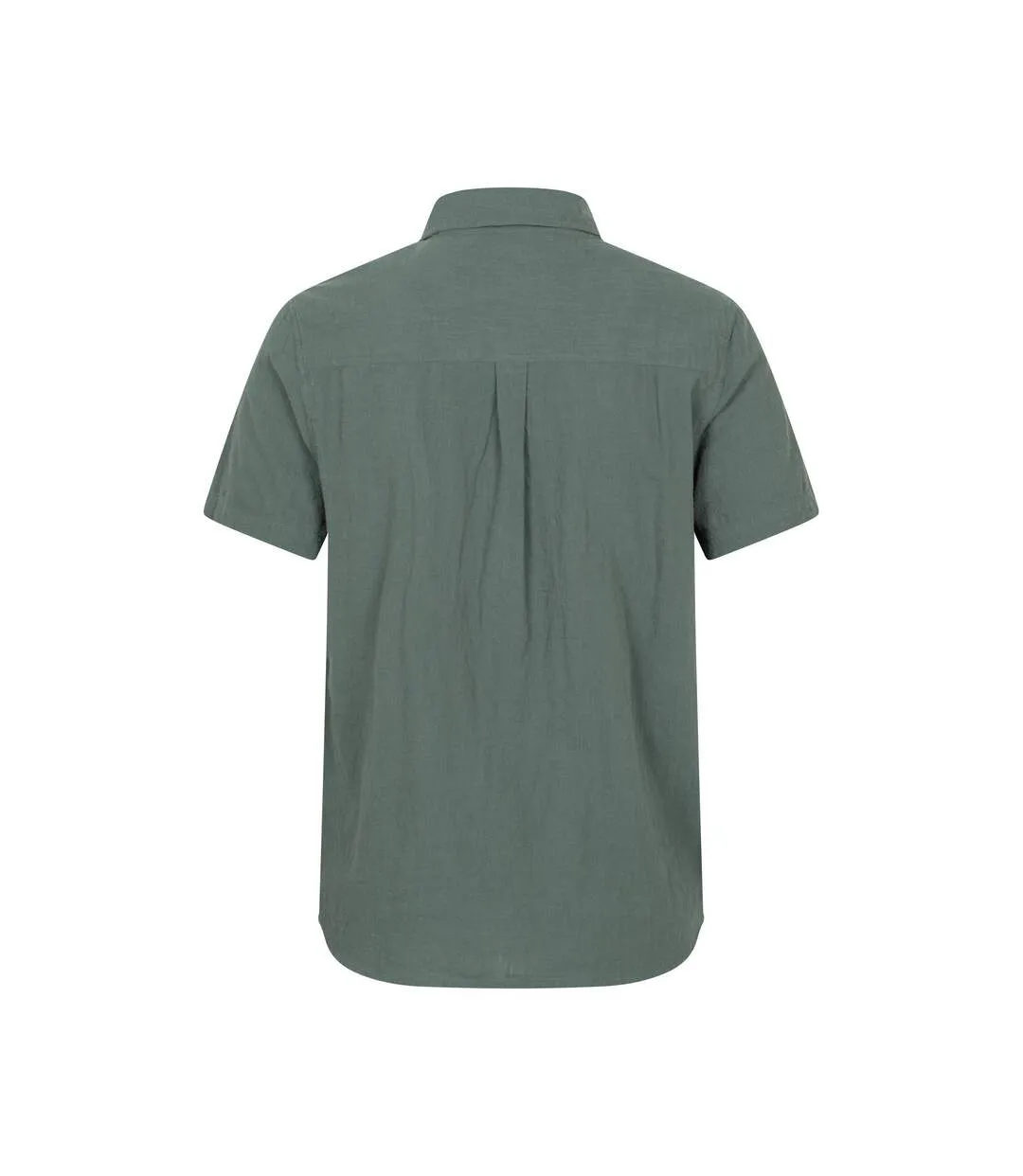 Chemise Manches Courtes Motif/style Texturé Palm Homme Vert Mountain Warehouse-2