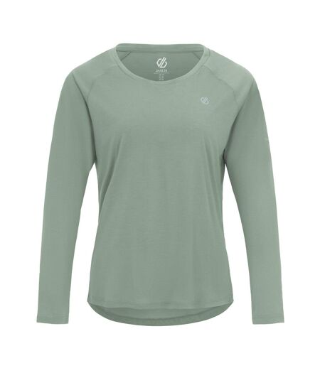 Womens/ladies Serenity Long-sleeved T-shirt Glacier Green Dare 2B