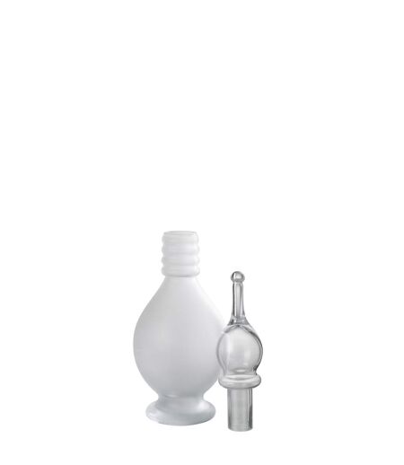Vase Bouchon Fiole en Verre Jo 40cm Transparent
