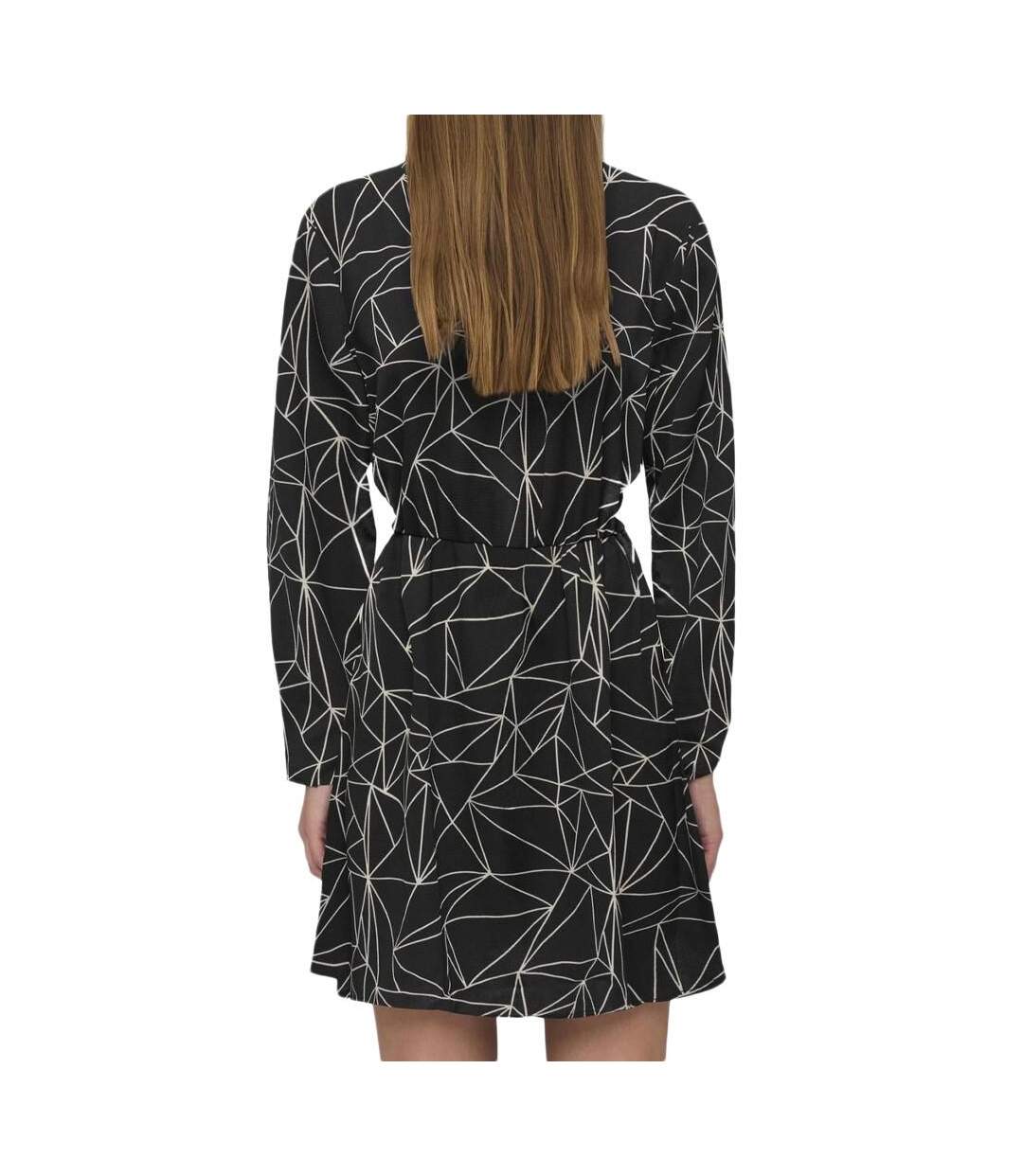 Robe Noir/Blanc à Motifs Femme JDY Piper - M-2