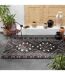 Tapis Déco à Motifs Saharienne 120x170cm Noir-3