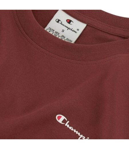 T-shirt Motif/style Logo Femme Marron Champion