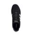 Mens Daily 4.0 Leather Flat Trainers Black Adidas-4