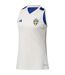 Maillot De Foot Sans Manches Motif/style Fédération Suédoise De Football Femme Blanc Cassé Adidas-1
