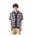 Chemise Motif/style Géométrique Timperley Homme Bleu Marine Pretty Green-2
