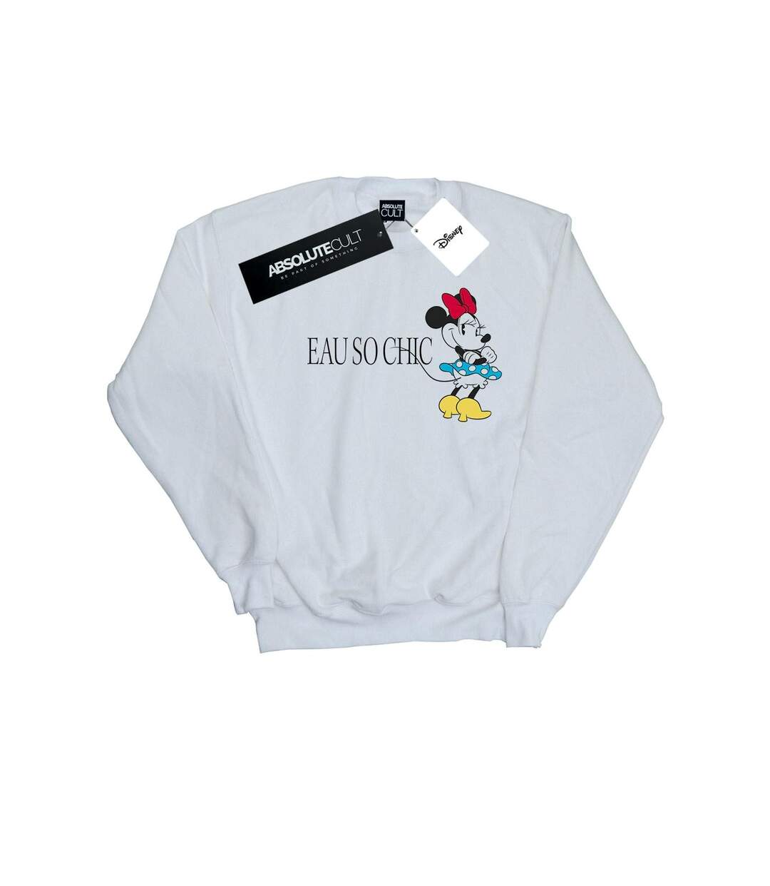 Disney Sweatshirt Femme/Dame Minnie Mouse Eau So Chic (Blanc) - UTBI28165-1