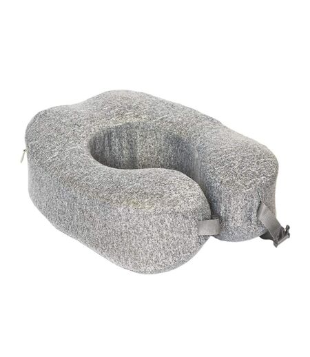 Coussin de Voyage Mémoire de Forme 27cm Gris