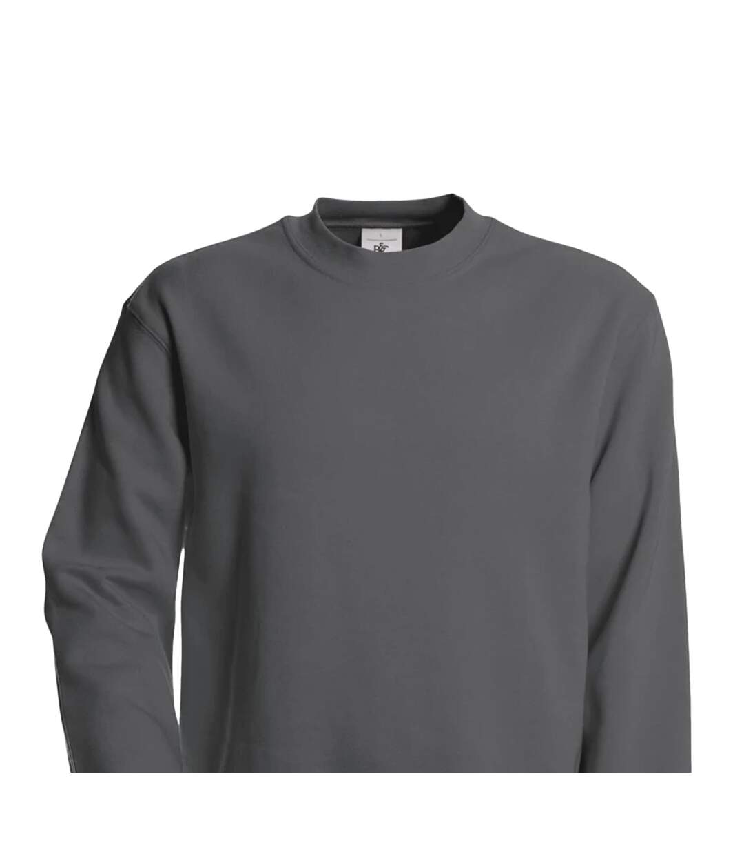 Unisex Adult Set-in Sweatshirt Steel Grey B&C-2