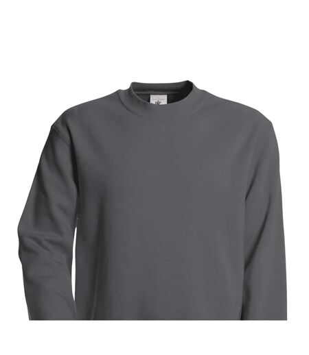 Unisex Adult Set-in Sweatshirt Steel Grey B&C