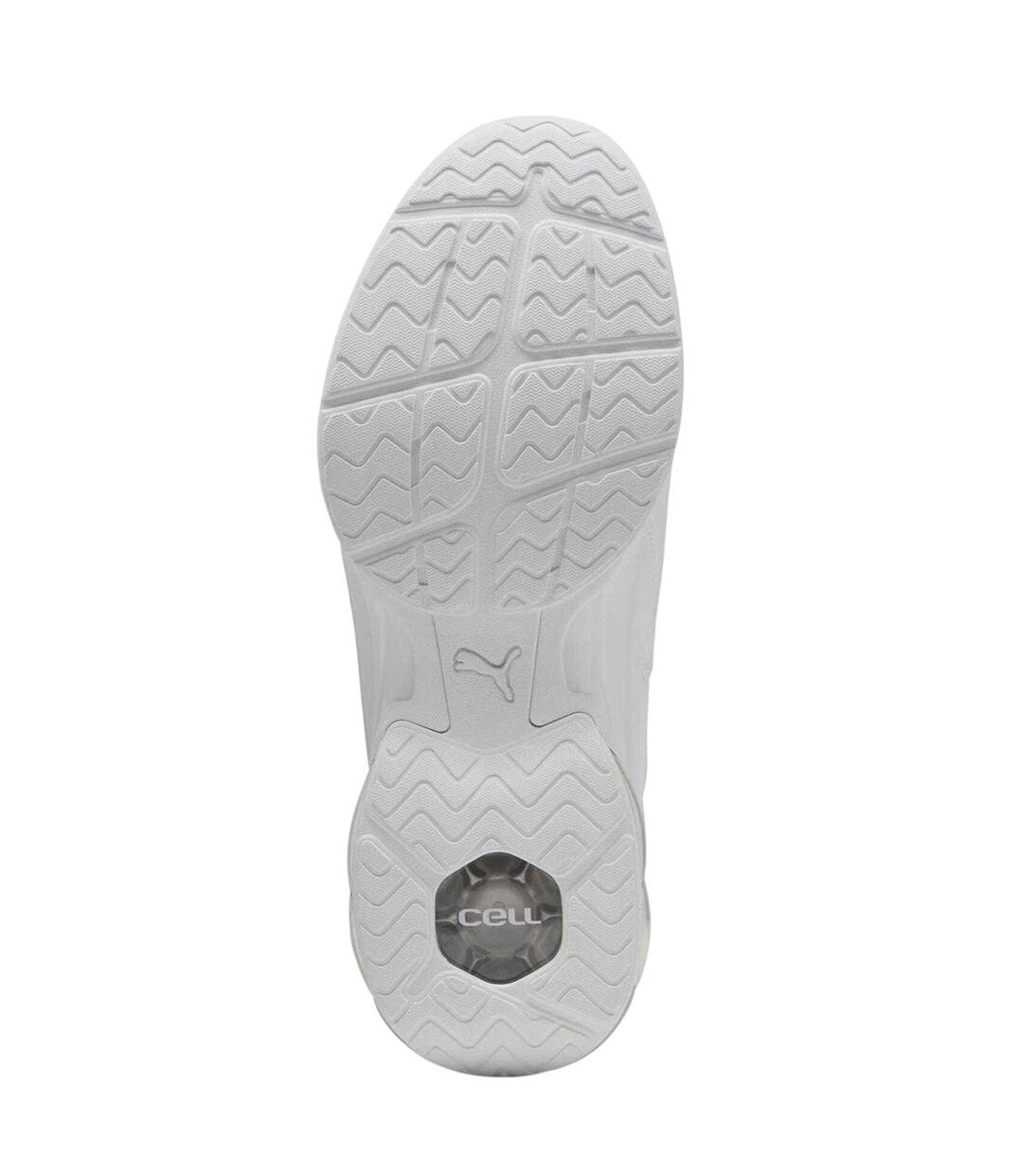 Mens Meza Logo Trainers White Puma-3