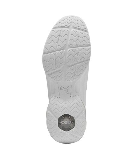 Mens Meza Logo Trainers White Puma