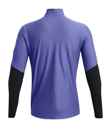 Mens Tech 2.0 Contrast Long-sleeved T-shirt Blue Under Armour