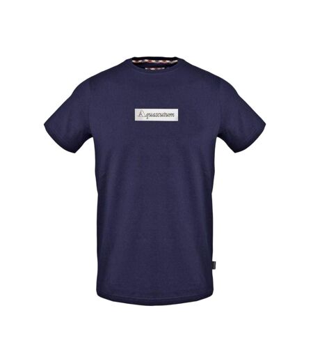 T-shirt Homme Bleu Marine Aquascutum
