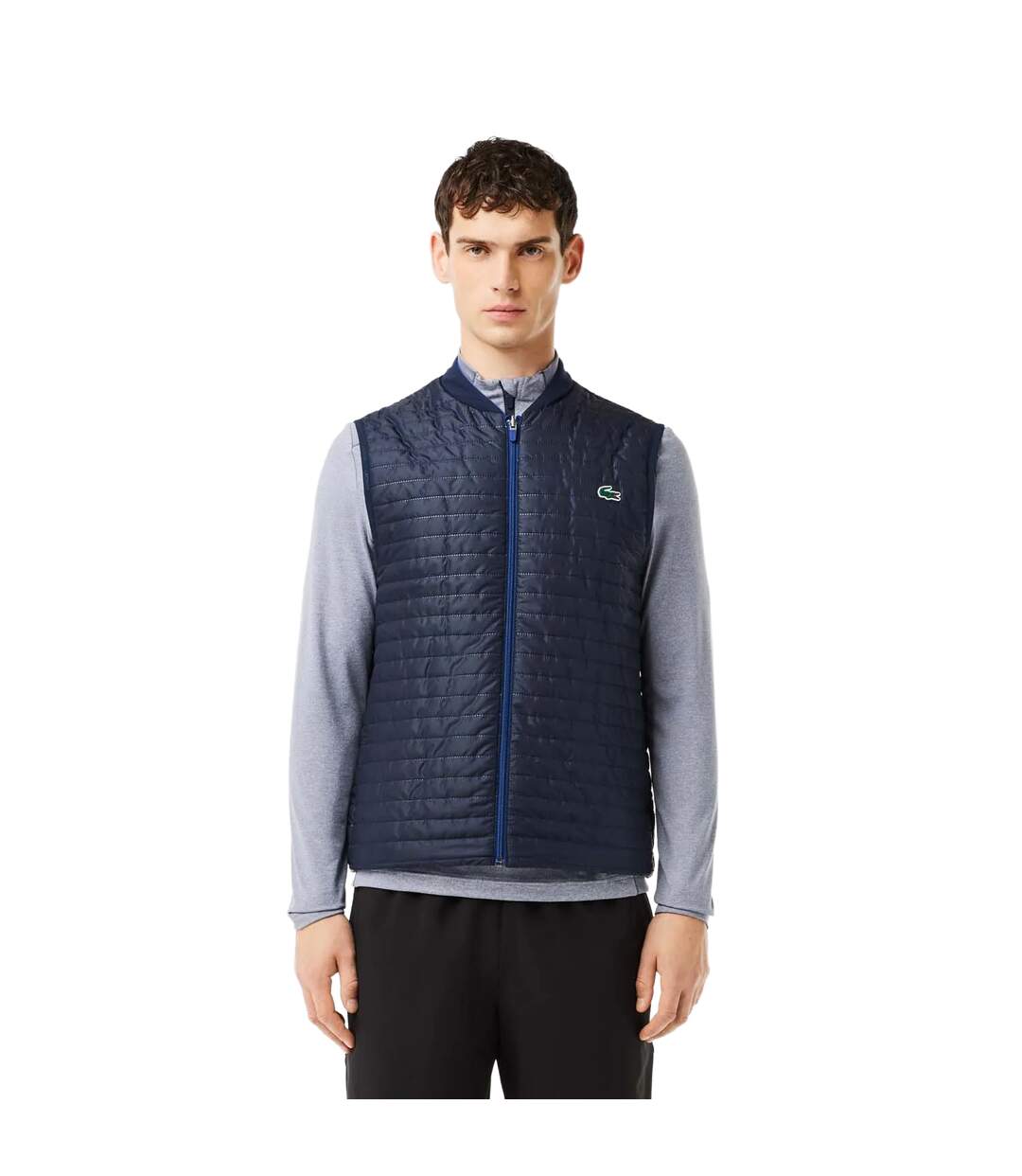 Mens Reversible Sport Gilet Navy Lacoste-4