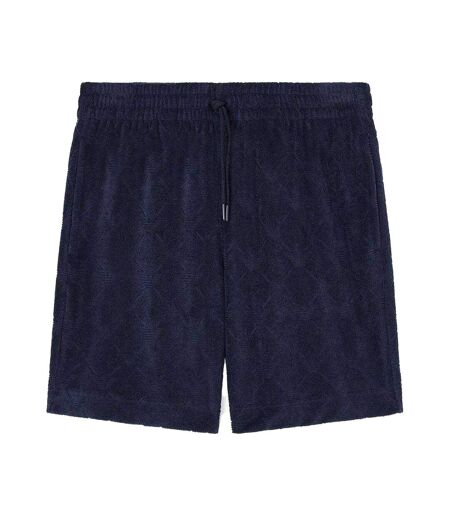 Mens Fleece Shorts Navy Emporio Armani EA7