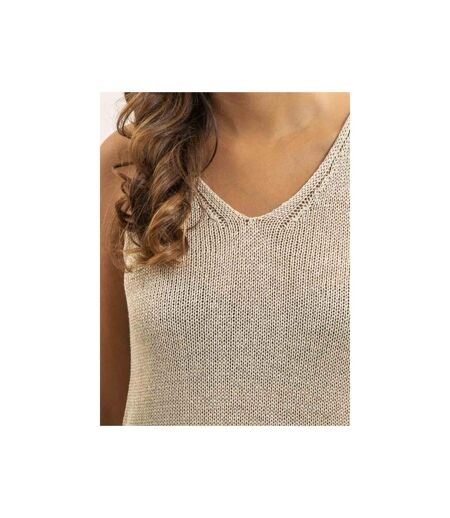 Top sans manches maille lurex KENATRA - Dona X Lisa