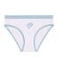 Lot de 3 slips femme  en coton uni et imprimé ceinture fine 2cm Pck1 Pierre Cardin-4