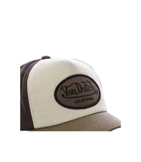 Casquette baseball Jacks Marron Ecusson Marron Vondutch