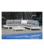 Salon de jardin en aluminium canapé d'angle  Anastacia