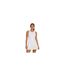 Robe Courte Motif/style Blocs De Couleurs Valasca Femme Blanc Head-1