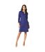 Robe droite femme bleu marine Principles-3